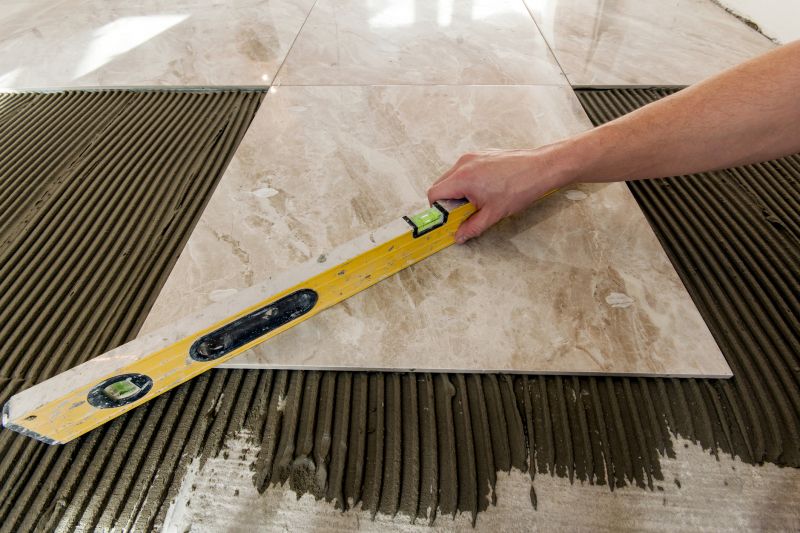 Residential tile flooring